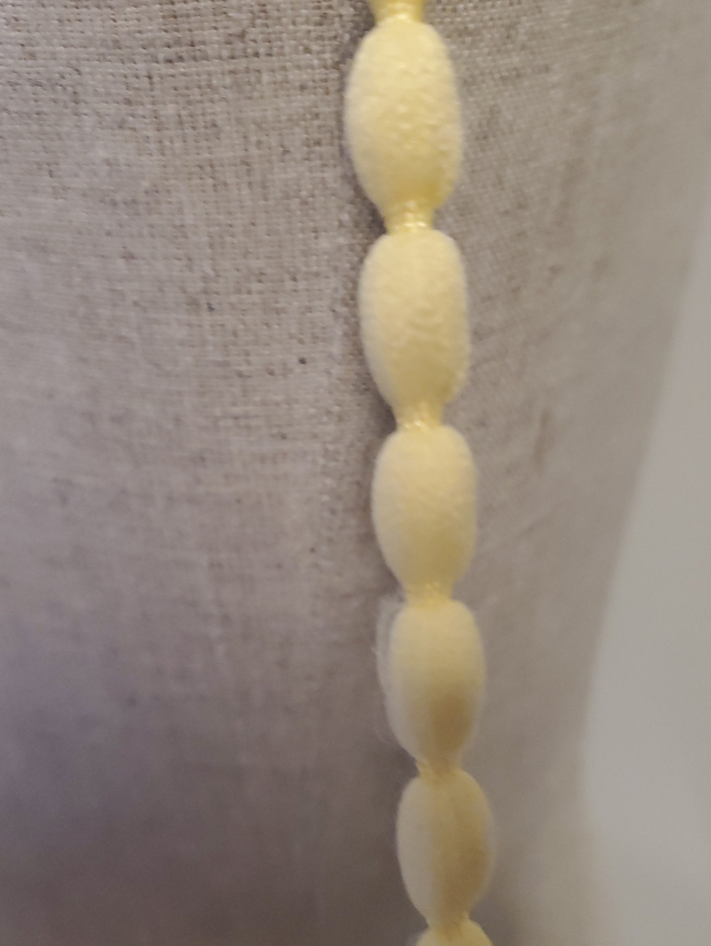 Embroidered Ivory Evening Clutch with Gold Accents - Picture 3 of 7